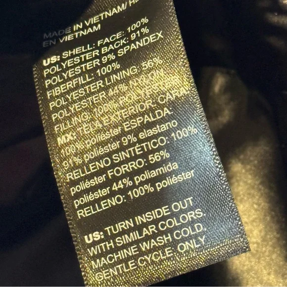 Chicos Zenergy Quilted Foil Puffer Vest 6 - Picture 11 of 11